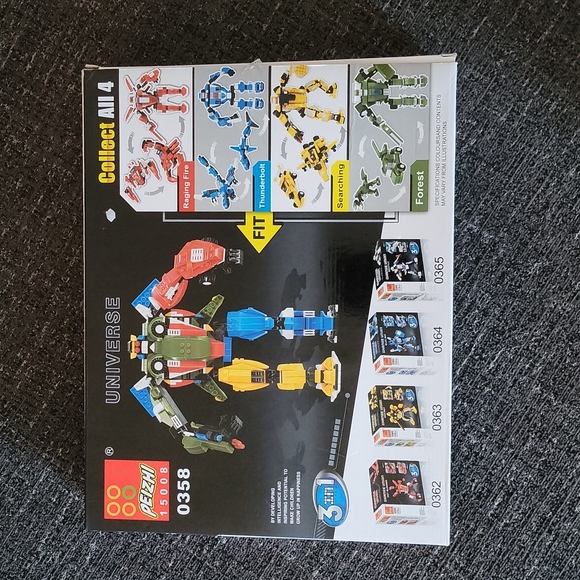 Peizhi Change Union Forest 3 in 1 Super Robot - Picture 2 of 2